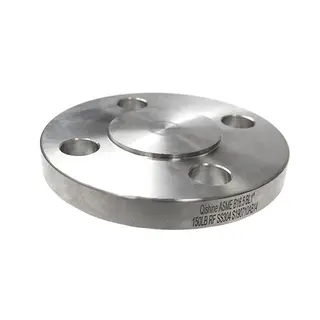 UNS S30400 Blind Flange, ANSI B16.5, ASTM A182 F304, 1 Inch
