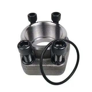 Carbon Steel SAE J518 Code 61 Flange, Female NPT, 3000 PSI
