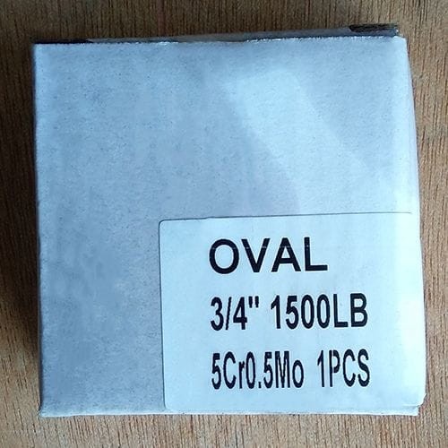 5Cr0.5Mo Alloy Steel Ring Gasket, Oval Shape, 3/4 IN, PN250