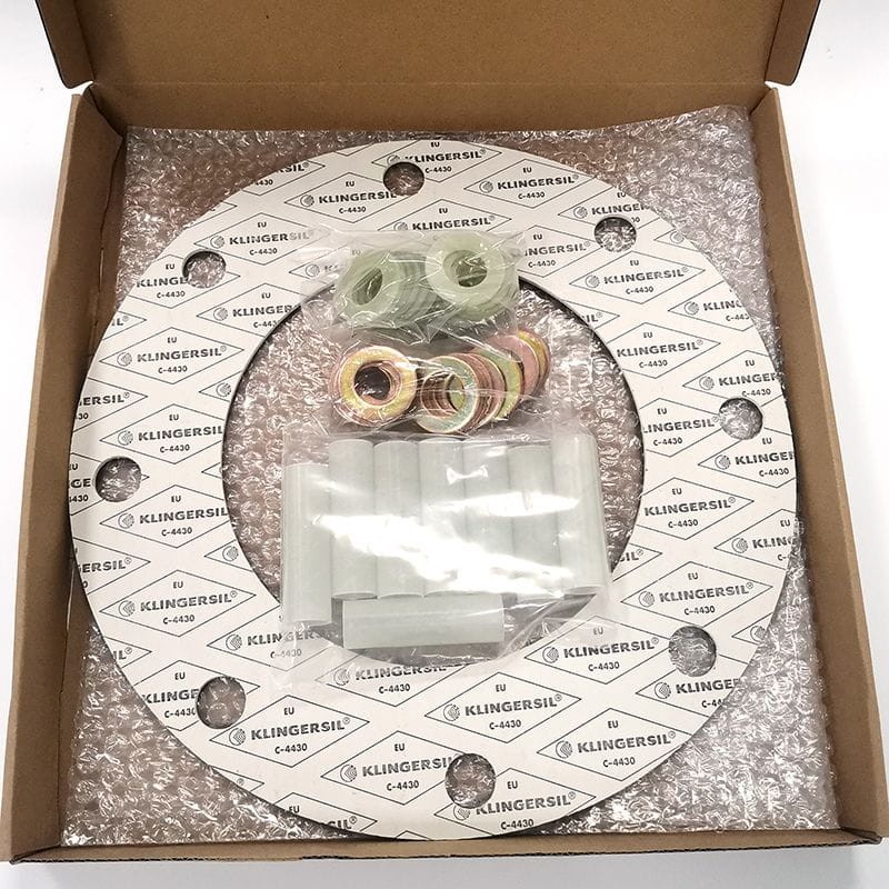 ASME B16.5 Dielectric Gasket Kit, Kingersil C4430, 12 IN, FF