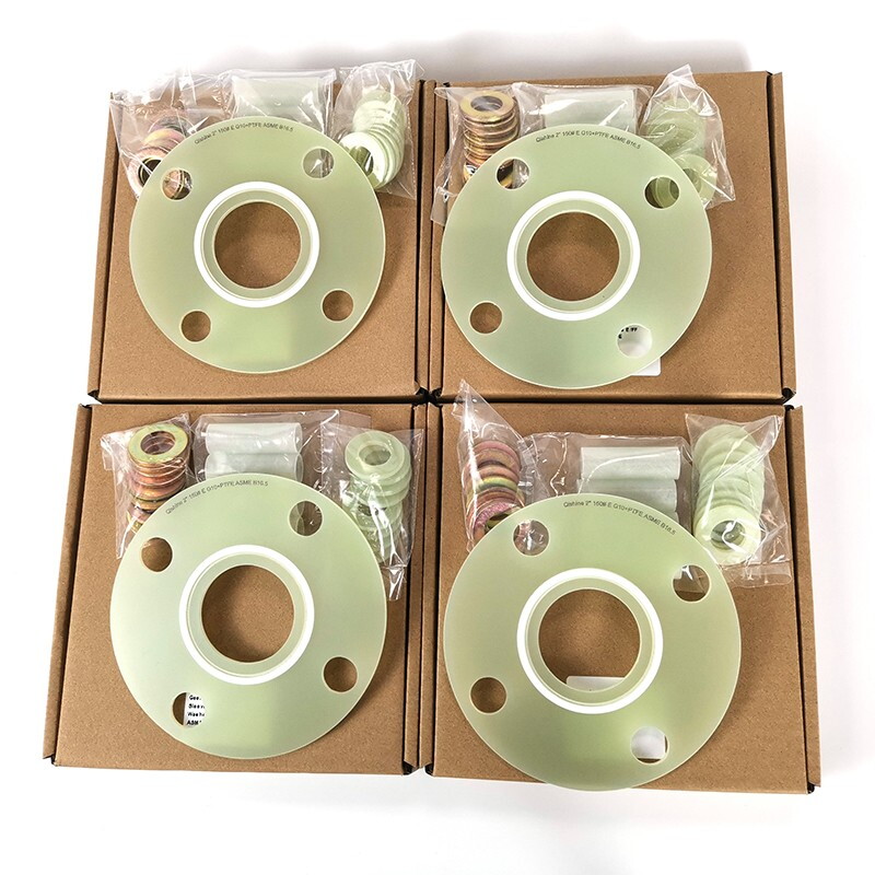 ASME B16.5 Isolation Gasket Kit, G10 Retainer, PTFE Seal, 2 Inch