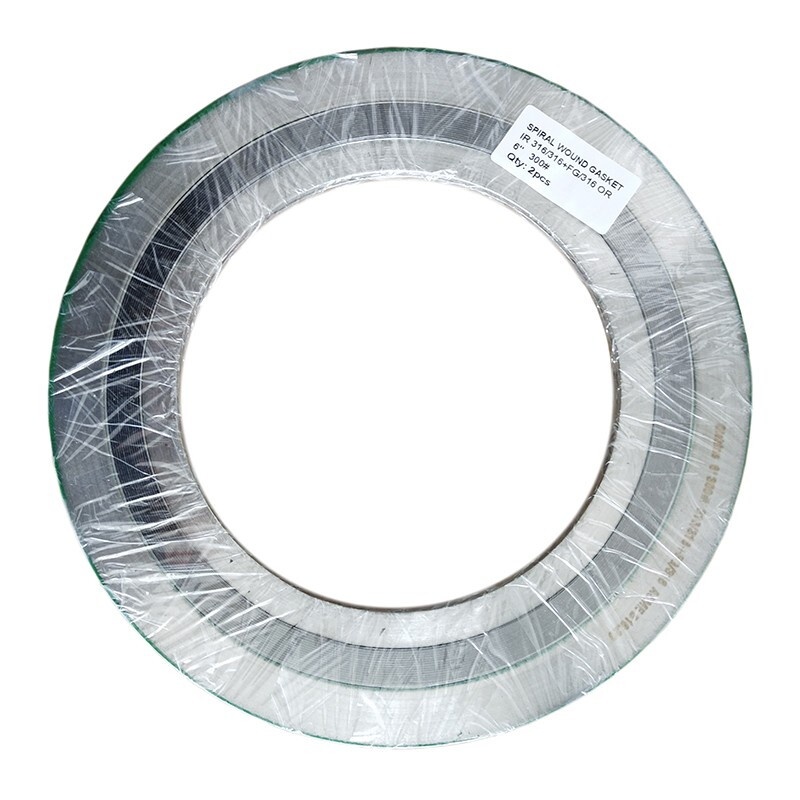 CGI Type Metal Gasket, ANSI B16.20, SS 316, 6 Inch, FG Filler