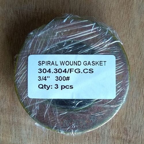 CS Outer Ring Gasket, Zinc Coating, ANSI B16.20, 3/4 Inch