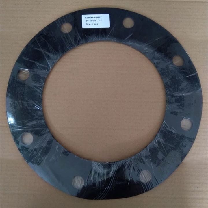 Full Face EPDM Gasket, ASME B16.21, 8 Inch, DN200, 150 LB