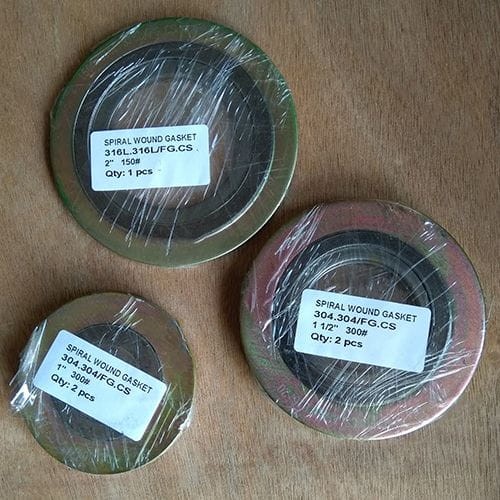 Graphite Filler Metal Gasket, SS 304, DN15-DN600, PN20-PN250
