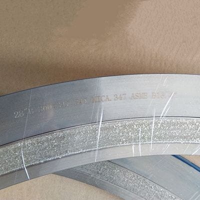 Mica Filler Gasket, ASME B16.47, DN700, PN50, SS 347 Hoop