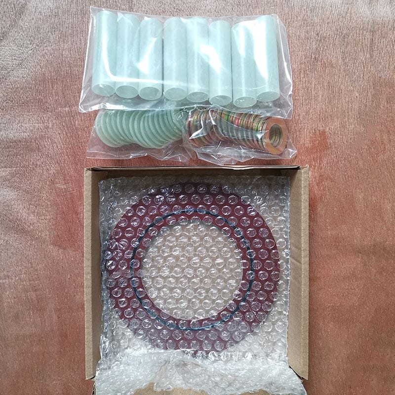 Neoprene Faced Phenolic Gasket Kit, Type F, ASME B16.5, 4 IN