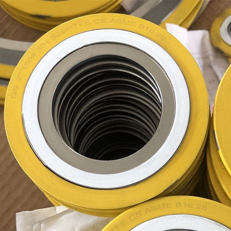 PTFE Filler Spiral Wound Gasket, CGI Type, 2 Inch, 150 LB
