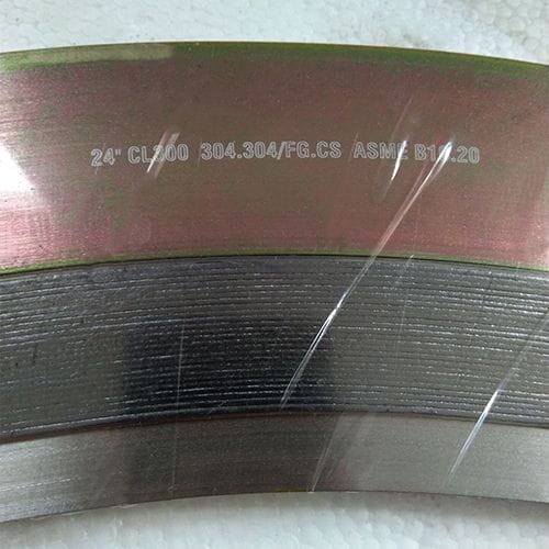 Raised Face SS 304 Gasket, ASME B16.20, 24 Inch, 300 LB