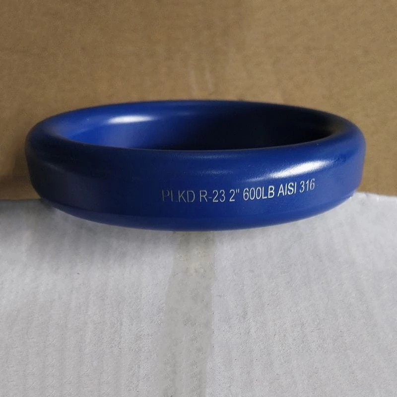 Blue PTFE Coated RTJ Gasket, AISI 316, R23, 2 Inch, 600 LB