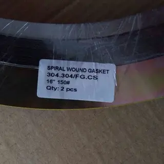 ANSI B16.20 Spiral Wound Gasket, 16 Inch, 150 LB, Style CGI