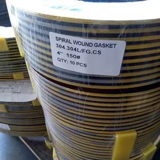 Flexible Graphite Spiral Wound Gasket, ASME B16.20, 4IN, CL150