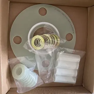 Type E Flange Isolation Gasket Kit, 2 IN, 150 LB, PTFE Seal