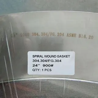 Spiral Wound Gasket For Flange, ASME B16.20, 24 Inch, 900 LB