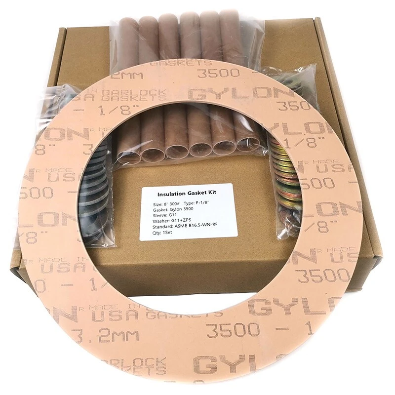 Dielectric Flange Gasket Kits, Gylon 3500, PTFE with Silica