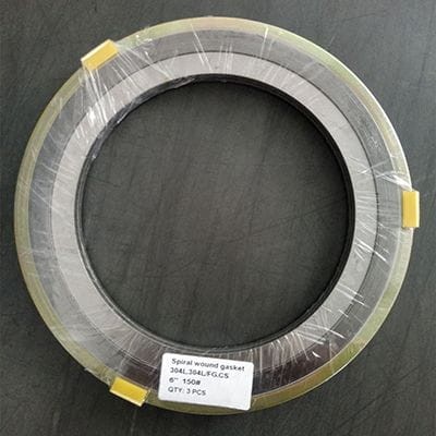 Spiral Wound Gasket with FG Filler, ASME B16.20, 6 IN, PN20