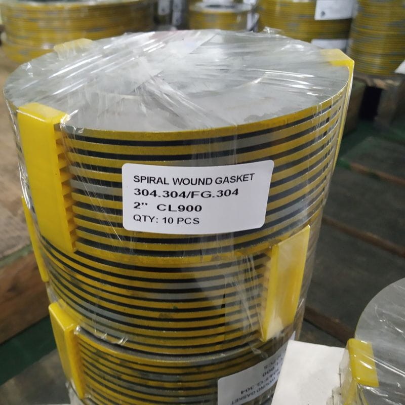 SS 304 Spiral Wound Gasket, ASME B16.20, 2 Inch, 900 LB SS 304 Spiral Wound Gasket, ASME B16.20, 2 Inch, 900 LB