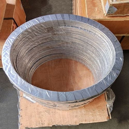 SS 304 Spiral Wound Gasket, Non-rounded Type, Graphite Filler