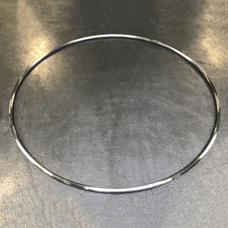 SS 316 O-Ring Gasket, ID 344 MM, OD 370 MM, Solid Metal