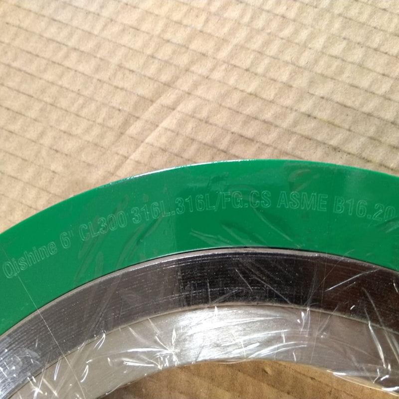 SS 316L Inner Ring Gasket, 6 Inch, 300 LB, Graphite Filler