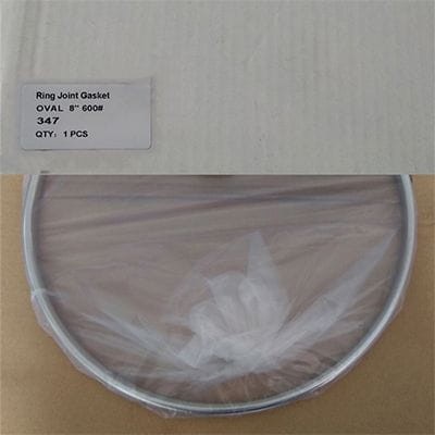 SS 347 Ring Joint Gasket, ASME B16.20, 8 Inch, 600 LB