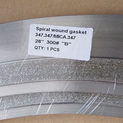 SS 347 Spiral Wound Gasket, ASME B16.47 Series B, 28 Inch