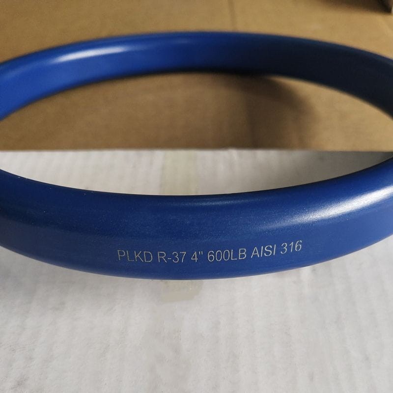 Stainless Steel 316 RTJ Gasket, Oval Shape, 4 Inch, 600 LB
