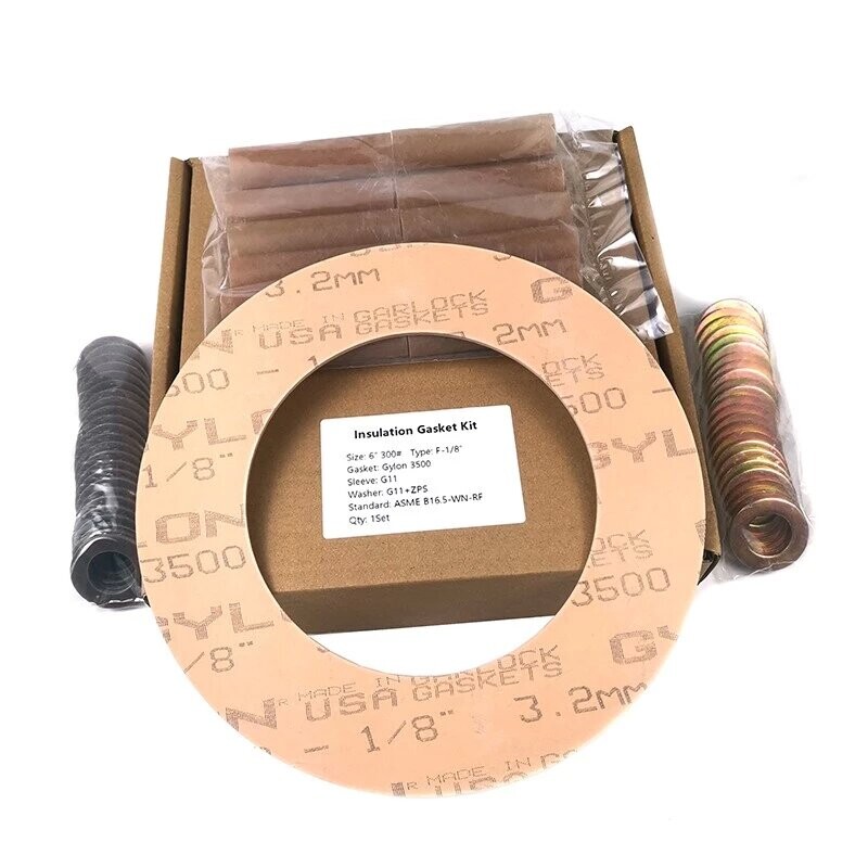 Type F Flange Insulation Gasket Kit, 6 Inch, 300 LB, RF, G11