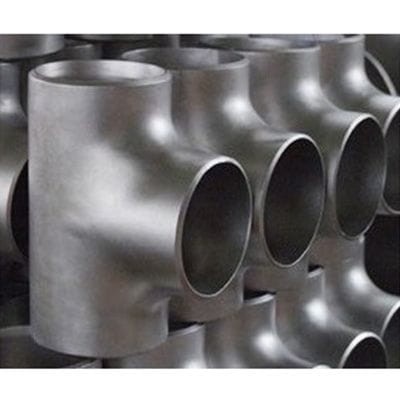 Carbon Steel Equal Tee, ASTM A234 WPB, ANSI B16.9, 1/2-56 Inch