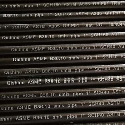 Alloy Steel Seamless Pipe, ASTM A335 P91, ASME B36.10, 1 IN