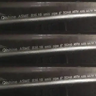 ASME B36.10 Seamless Steel Pipe, ASTM A335 P91, 6 Inch, 6 Meter