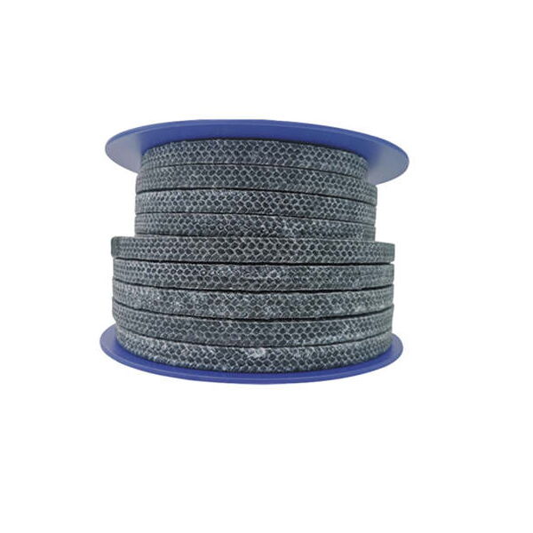 Carbonized Fiber Valve Packing, 150 Bar, PTFE Impregnated
