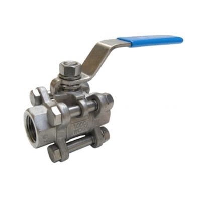 3 Piece Forged Steel Ball Valve, 1/4-2 Inch, 150-800 LB