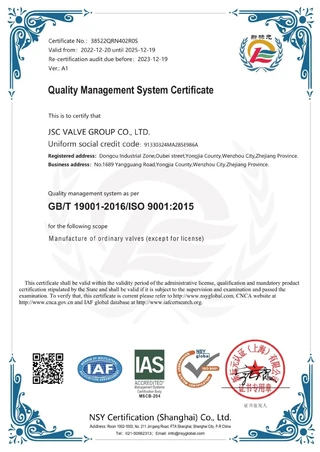 GB/T 19001-2016/ISO 9001:2015