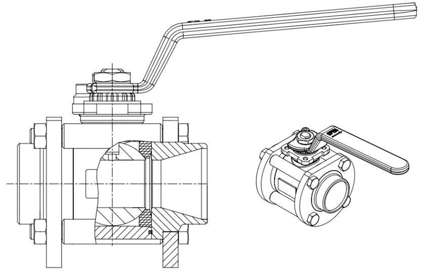 Ball Valve Design Cross Section Ball Valve Design Cross Section
