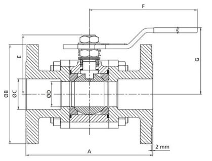 Three-Piece Ball Valves Design Drawings Three-Piece Ball Valves Design Drawings
