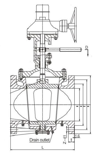 Lift Plug Valve Design Drawing Lift Plug Valve Design Drawing