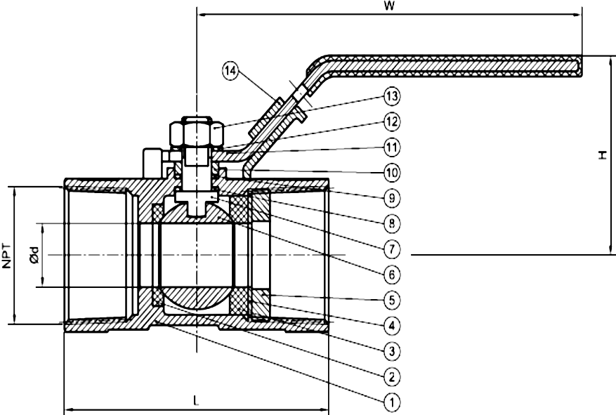 One-Piece Ball Valves