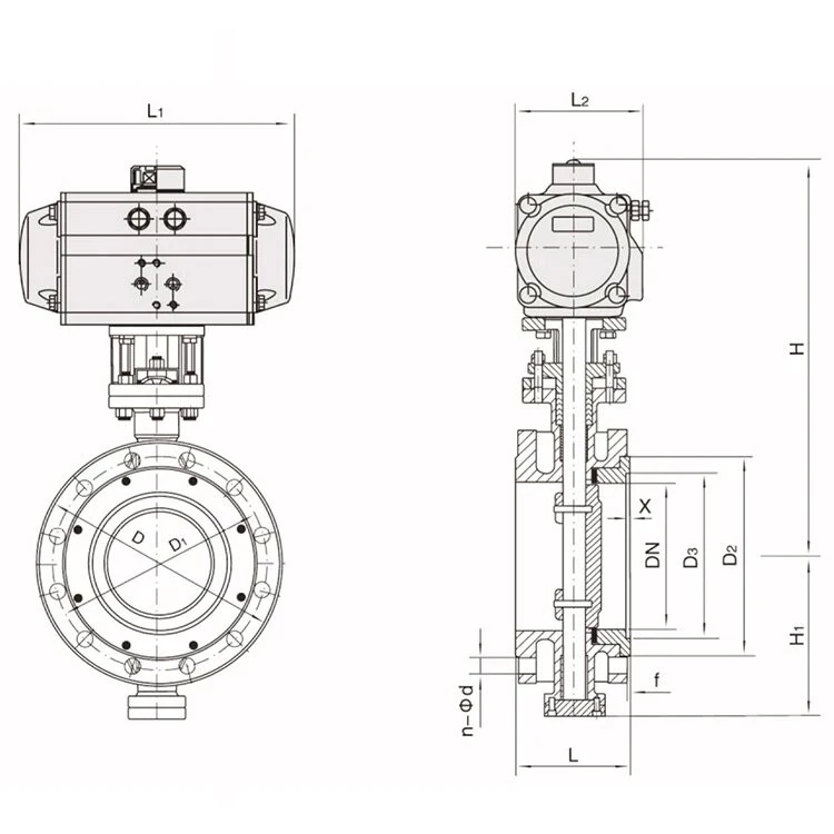 Pneumatic Hard Seal Butterfly Valve: A High-Quality Pipeline Control Device