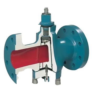 Lubricated Plug Valve Crosssection