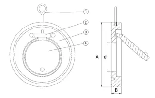 Understanding the Structure and Sealing Principle of Wafer Check Valves