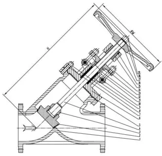 Y Pattern Globe Valve
