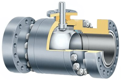Trunnion Mounted Ball Valve Structure Trunnion Mounted Ball Valve Structure