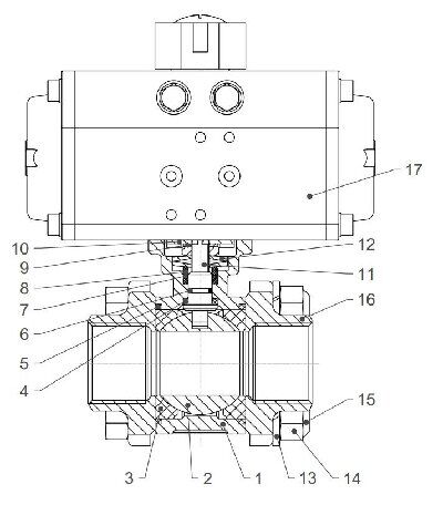 Pneumatic Fixed Ball Valve Design Pneumatic Fixed Ball Valve Design