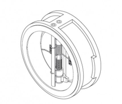 Wafer Check Valve Sketch Wafer Check Valve Sketch
