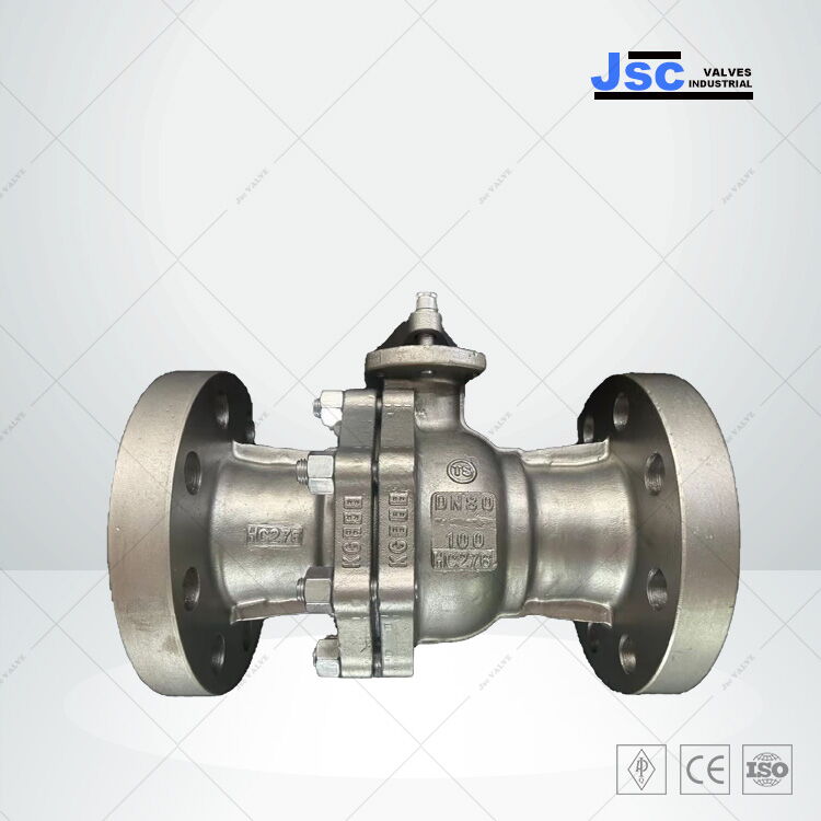 Hastelloy C276 2PC Ball Valve, 3 Inch, 600 LB, Soft Seat, RF