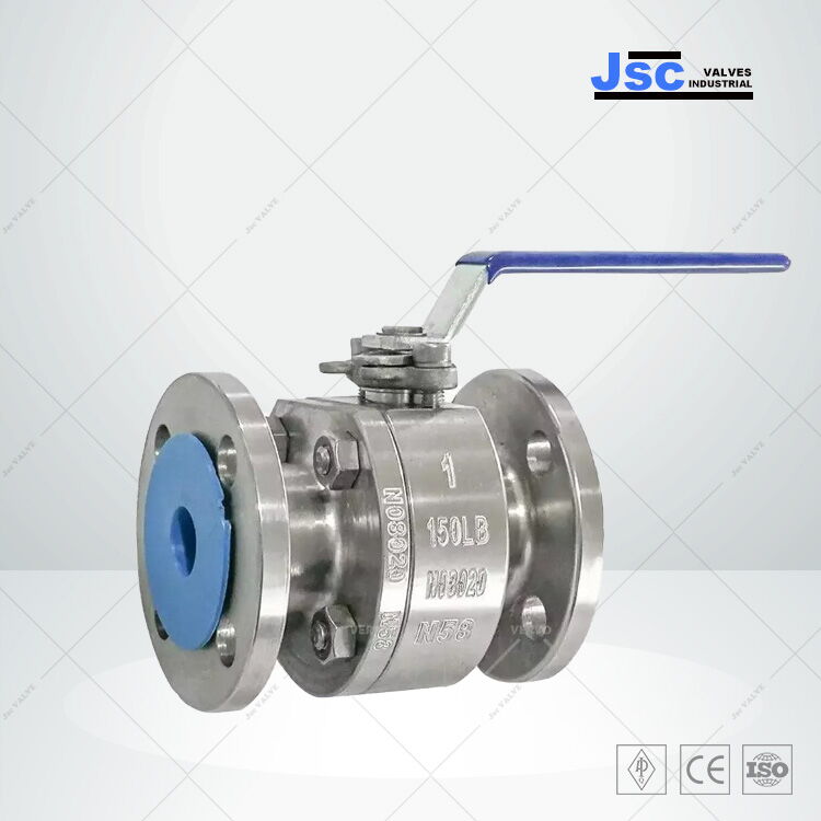 Nickel Alloy 20 Floating Ball Valve, UNS N08020, 1IN, CL150