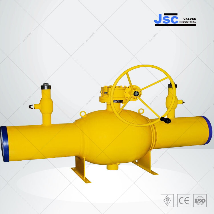 Carbon Steel Fully Welded Ball Valve, ST 37.8, 16 IN, 300 LB