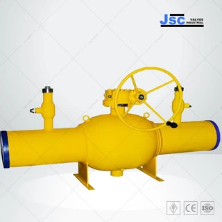 Carbon Steel Fully Welded Ball Valve, ST 37.8, 16 IN, 300 LB