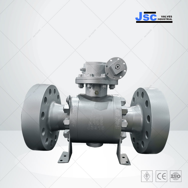 3 Piece Metal Seated Ball Valve, A105N, 6 x 4 IN, 1500 LB